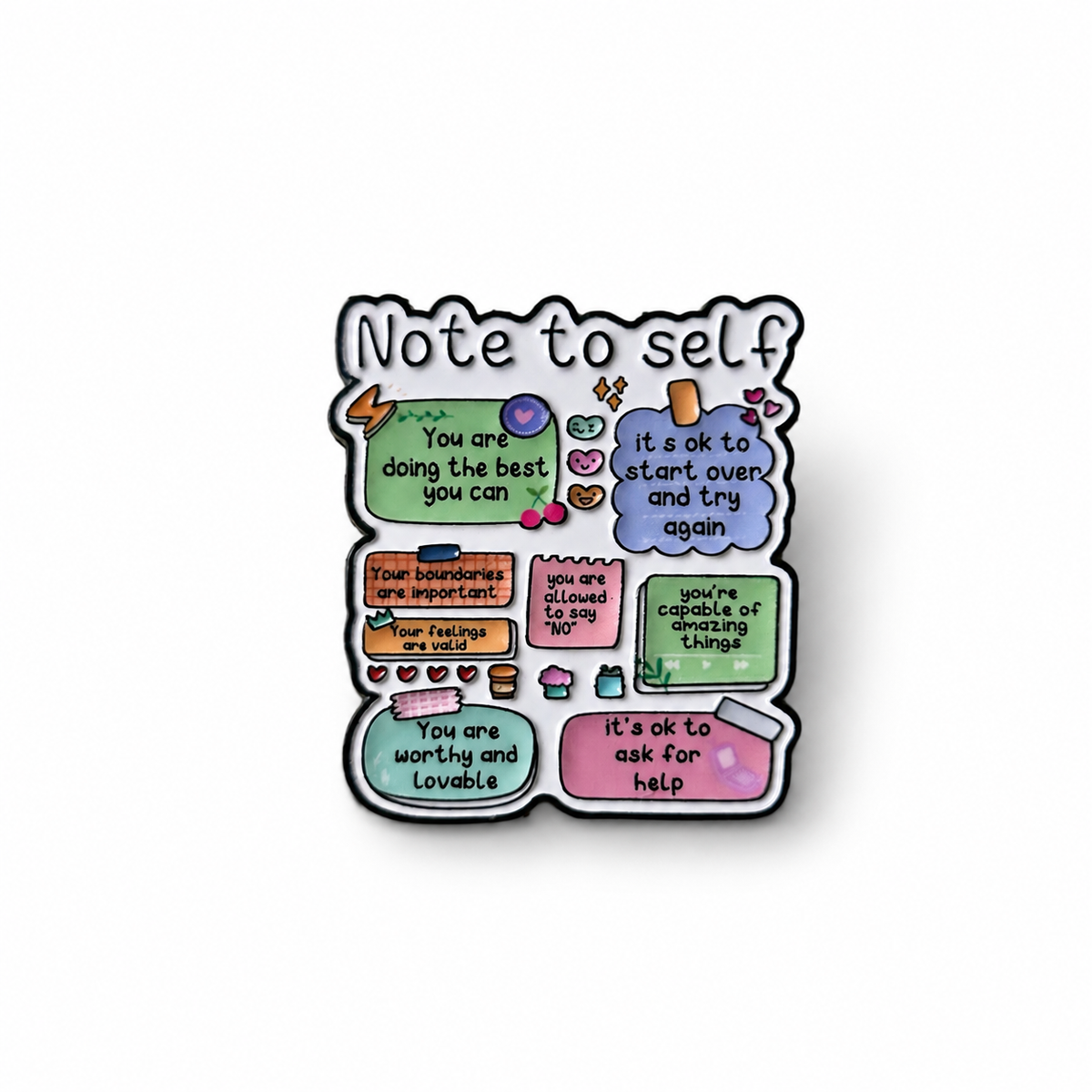 Note To Self Bag Charm