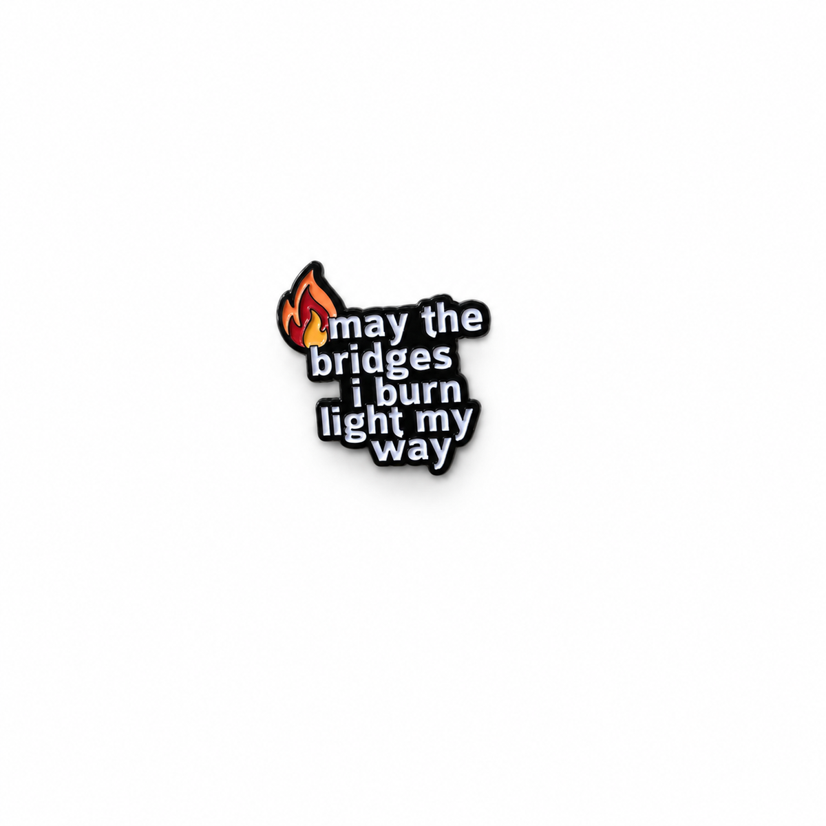 Burned Bridges Bag Charm