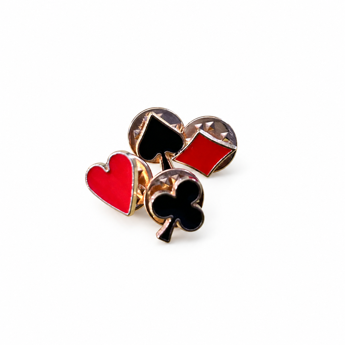 Set of Four All Suits Bag Charms (small)