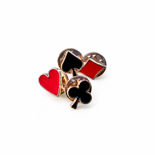 Set of Four All Suits Bag Charms (small)