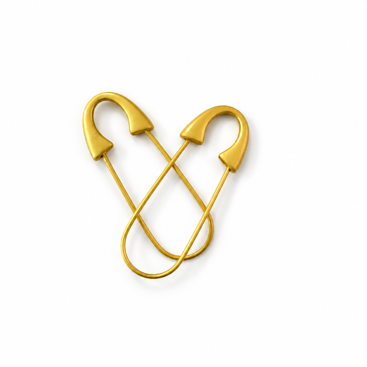 Set of Golden Metal Bag Pins